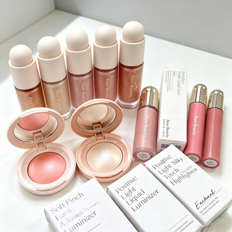 Rare Beauty Makeup Highlighter - 레어 뷰티 파우더 블러쉬 하이라이트 브라이트닝