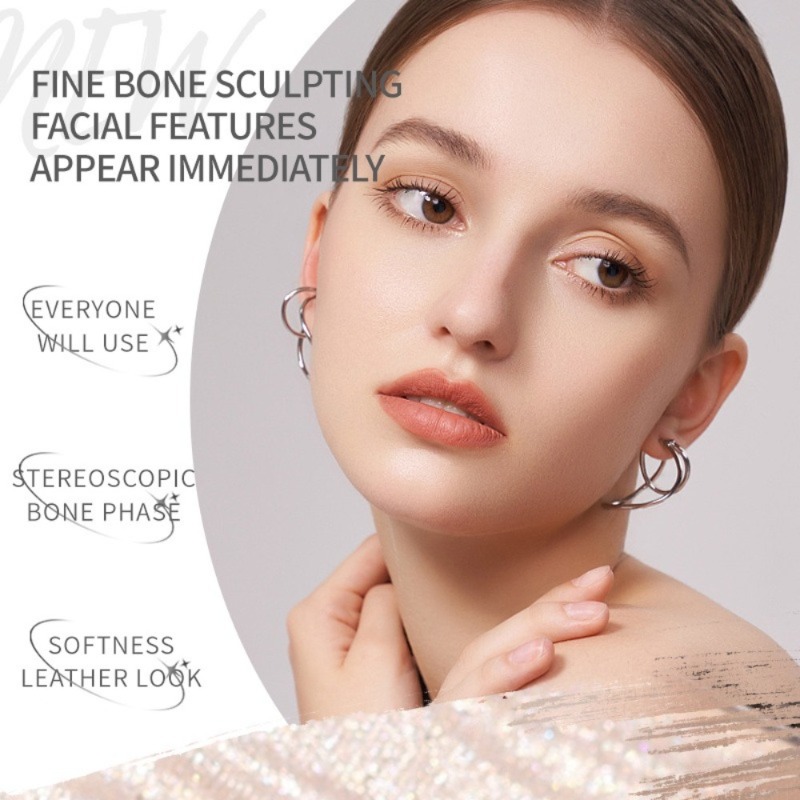 Beauty Makeup Novo - NOVO 3색 메이크업 디스크 매트 글리터