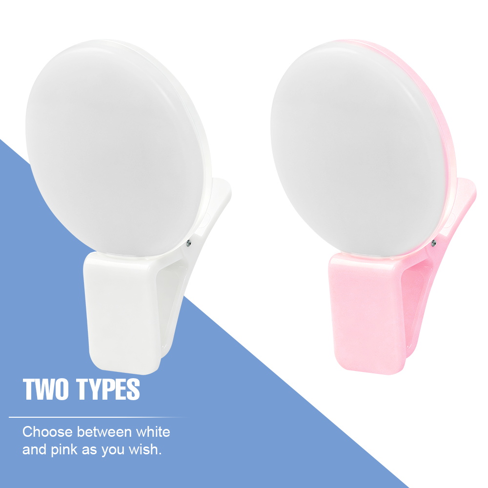 휴대용 클립온 셀카 필 라이트 3가지 밝기 2가지 조명 - Led Ring Light 리뷰 및 가격