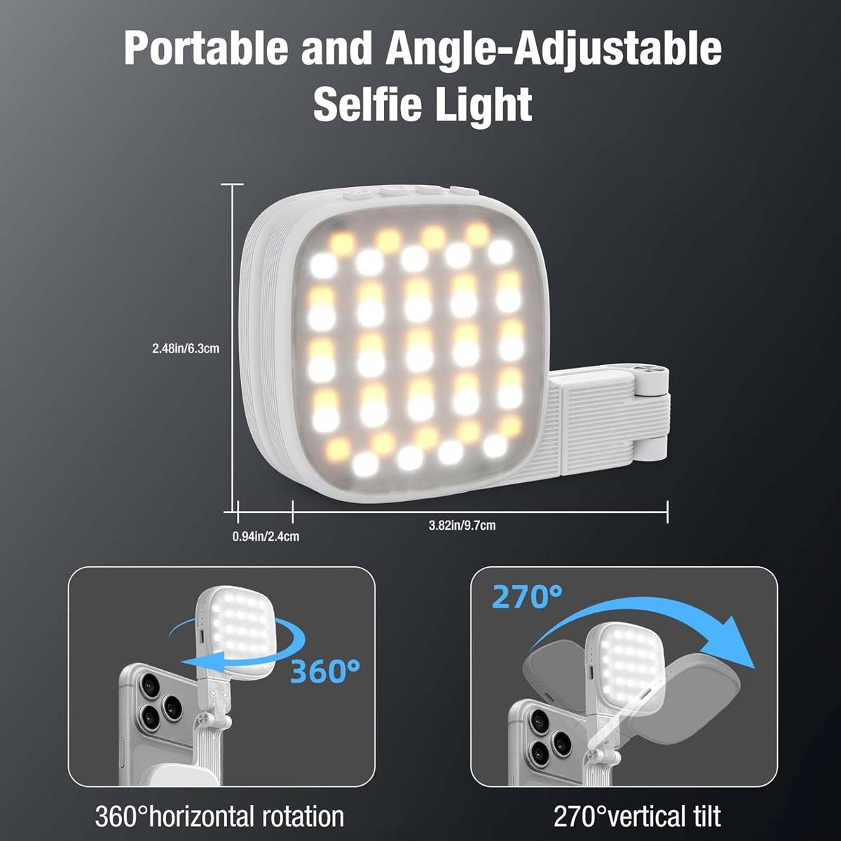 접이식 Dimmable 채우기 빛 무선 휴대용 소형 산 - Led Ring Light 리뷰 및 가격