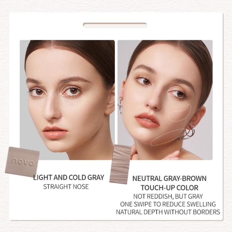 NOVO 3색 메이크업 디스크 매트 글리터 하이 글로스 - Beauty Makeup Novo 리뷰 및 가격