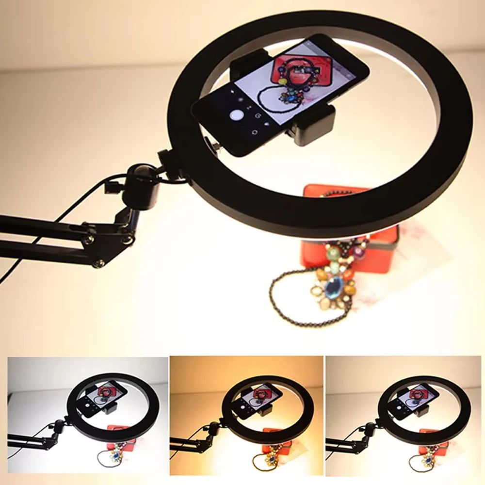 휴대폰 데스크탑 비디오 촬영 테이블 수평 스마트폰 삼각 - Led Ring Light 리뷰 및 가격